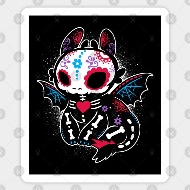 Calavera fury Sticker by NemiMakeit